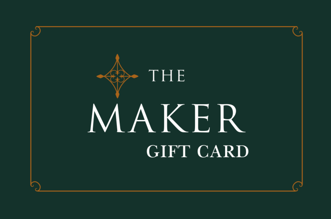 The Maker Promotional Gift Card
