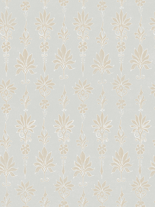 The Maker Palmette Wallpaper in Pale