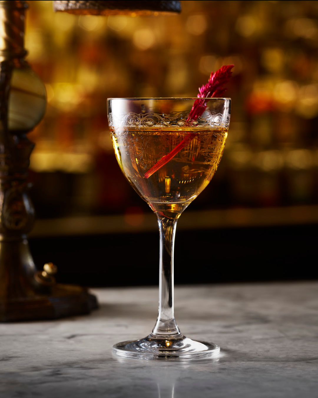 "Vintage Lace" Cocktail Glasses